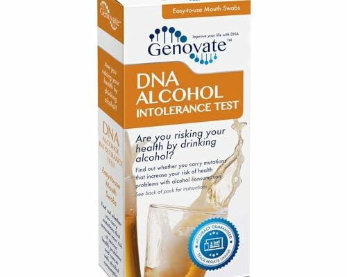 Genovate DNA Alcohol Intolerance Test - Discover Your Body's Reaction to Alcohol