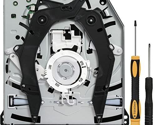 Gorliskl Blu-Ray DVD ROM Disc Drive Replacement for Playstation 4 PS4 CUH-1200 CUH-1215A CUH-1215B CUH-12XX Series,with TSW-001 PCB Board and Opening Tool