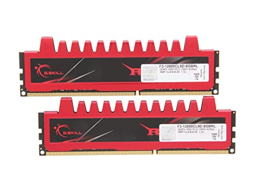 G.SKILL Ripjaws Series 8GB (2 x 4GB) 240-Pin DDR3 SDRAM DDR3 1600 (PC3 12800) Desktop Memory Model (F3-12800CL9D-8GBRL)