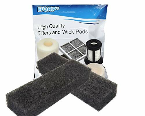 HQRP 2-Pack Foam Aquarium Filter Compatible with Eshopps AEO19070 Replacement fits Eshopps RS-300 / RS-200 Reef Sump System, Zoo Med 501 External Filter, Bio Sponge