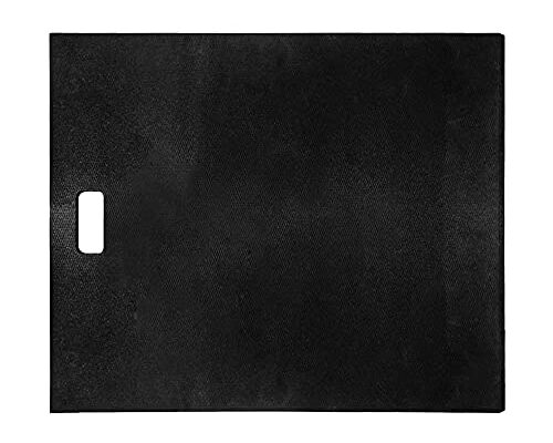 IncStores 1/2 Inch Thick Laundry Machine Anti Vibration Mat | Extra Thick Rubber Mat for Washer and Dryer Floor Protection Made from Non-Porous Recycled Material | 28" x 34", 1 Mat Black