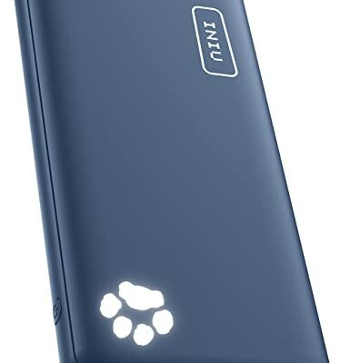 INIU Portable Charger, USB C Slimmest & Lightest Triple 3A High-Speed 10000mAh Power Bank, Flashlight Battery Pack Compatible with iPhone 16 15 14 13 12 X Plus Samsung S22 S21 Google iPad, etc