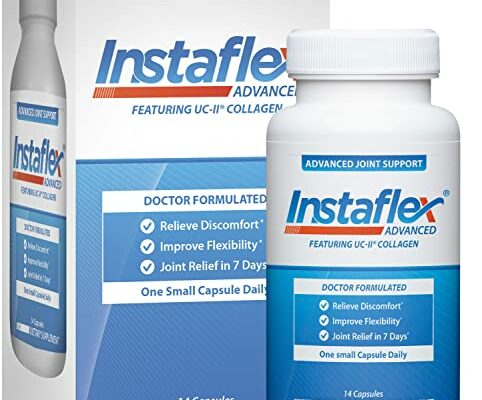 Instaflex Advanced Joint Support - Doctor Formulated Joint Relief Supplement, Featuring Collagen & 5 Other Joint Discomfort Fighting Ingredients - 14 Count