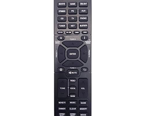 INTECHING RC-972R AV Receiver Remote Control for Onkyo TX-NR595, TX-NR6100, TX-NR696, TX-NR7100, TX-NR797, TX-RZ840