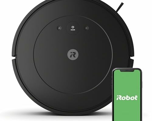 iRobot Roomba Vac Robot Vacuum (Q011) - Power-Lifting Suction, Quieter Cleaning Mode, Multi-Surface Cleaning, Cleans in Neat Rows, Easy to use, Self-Charging, Works with Alexa