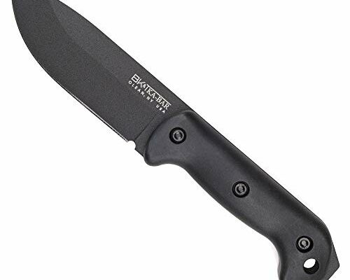 KA-BAR Becker BK2 Campanion Fixed Blade Knife, Carbon Steel