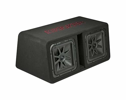 Kicker 45DL7R122 Dual 12" L7R 2-Ohm Loaded Vented Enclosure - 1200 Watts RMS