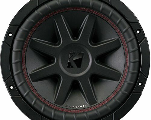 Kicker CompVR 10-Inch (25cm) Subwoofer, DVC, 4-Ohm, 350W