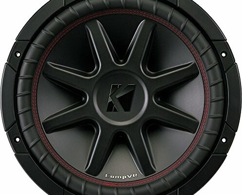 Kicker CompVR 12-Inch (30cm) Subwoofer, DVC, 4-Ohm, 400W