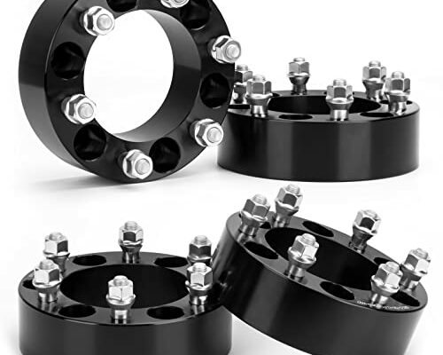 KSP 2in 6x5.5 Tacoma Wheel Spacers, 6x139.7 Tire Spacer fit for Toyota Tundra 4Runner FJ Land Cruiser Sequoia, 50mm Forged Lug Centric Spacer 108mm Hub Bore with M12x1.5 Thread Pitch, Not Hubcentric