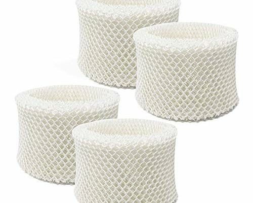 Lemige 4 Pack Humidifier Wicking Filters Compatible with Honeywell HC-888, HC-888N, Filter C, HCM-890, HEV-320 Series, Compatible with Duracraft DCM-200, DH-890