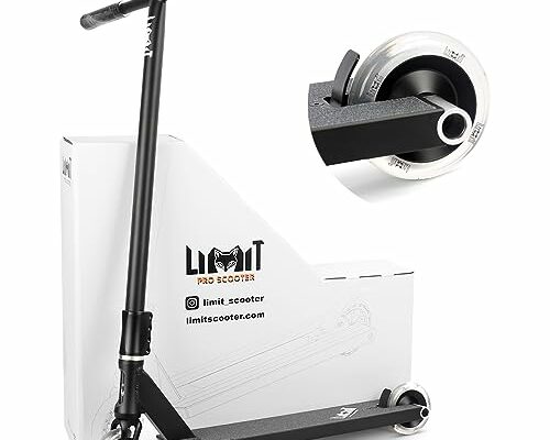 Limit LMT70 Pro Street Scooter-Professional Level Specs Stunt Trick Scooter SCS 4 Bolts for Adults Size Intermediate and Advanced Freestyle BMX Scooters Fit Teens Boys Girls 12 Years and Up