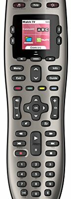 Logitech Harmony 650 Infrared All in One Remote Control, Universal Remote Logitech, Programmable Remote (Silver)