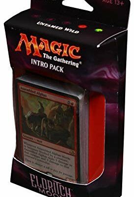 Magic the Gathering: MTG Eldritch Moon: Intro Pack/Theme Deck: Untamed Wild (Includes 2 Booster Packs & Alternate Art Premium Rare Promo) Red/Green - Assembled Alphas