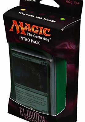 Magic the Gathering: MTG Eldritch Moon: Intro Pack/Theme Deck: Weapons and Wards (Includes 2 Booster Packs & Alternate Art Premium Rare Promo) Green/White - Ulvenwald Observer