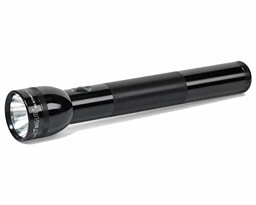 Maglite Heavy-Duty Incandescent 3-Cell D Flashlight, Black