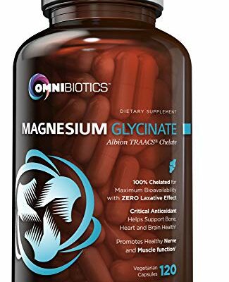 Magnesium Glycinate - 100% Pure Albion TRAACS Bisglycinate Chelate Supplement - 200 mg - 120 Vegetarian Capsules