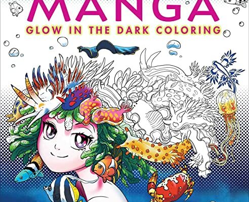 Manga Glow in the Dark Coloring