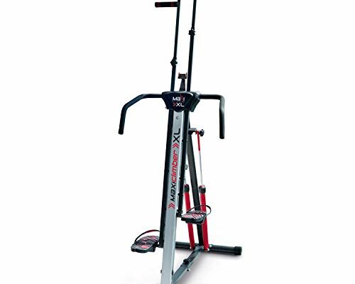 MaxiClimber XL-2000 Hydraulic Resistance Vertical Climber. Combines Muscle Toning + Aerobic Exercise for Maximum Calorie Burn. 12 Resistance Levels, Lightweight Aluminum Mainframe, Free Fitness App.