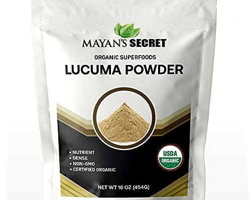 Mayan's Secret Certified Organic Lucuma Powder, 16 oz/Pack | High in nutrients