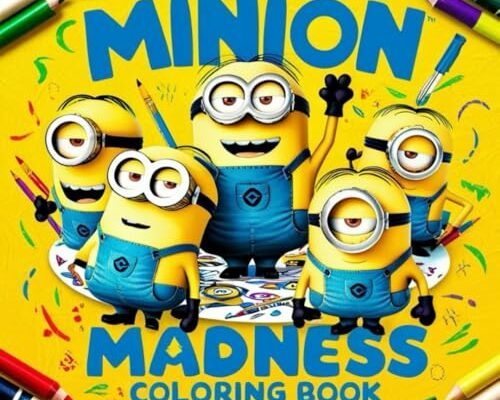 MINION MADNESS: coloring book (Italian Edition)