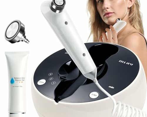 MLAY Radio Frequency Machine Professional 25 Watts Face RF Increase Collagen Firm Skin Wrinkle Reducing