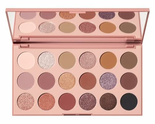 Morphe 18W Makeup Palette - Natural Wonder Artistry Palette with 18 Earth-Toned Matte & Shimmer Pigments - Made to Build, Blend & Layer Flawlessly for Everyday, Versatile Makeup Looks (0.68 oz)