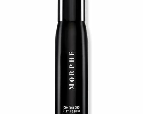 Morphe Continuous Setting Spray - Micro-Fine Setting Spray for Makeup with a Natural Finish - Helps Makeup Resist Caking or Fading & Increases Wear of Foundation (2.8 fl oz)