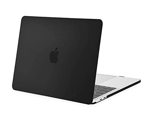 MOSISO Compatible with MacBook Pro 13 inch Case M2 2025, 2024, 2023, 2022-2016 A2338 M1 A2251 A2289 A2159 A1989 A1708 A1706 with/Without Touch Bar, Plastic Hard Shell Case Cover, Matte Black