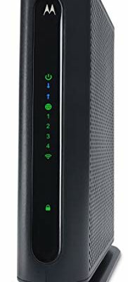 Motorola MG7315 Modem WiFi Router Combo | DOCSIS 3.0 Cable Modem + N450 Single Band Wi-Fi Gigabit Router | 343 Mbps Max Speeds | Approved by Cox and Spectrum