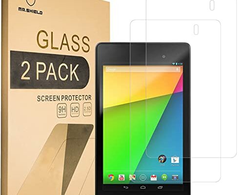 Mr.Shield [2-PACK] Designed For Asus (Google) Nexus 7 FHD (2nd Generation) 2013 Tablet [Tempered Glass] Screen Protector with Lifetime Replacement