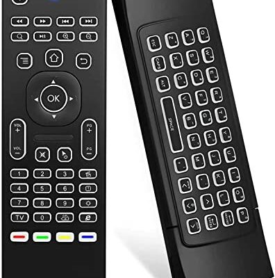 MX3 Pro Mini Keyboard Backlight Fly Remote Mouse,Android TV Remote Control,IR Learning Mini Wireless Keyboard for Android TV Box.HTPC.IPTV.Pad.PS3/PS4