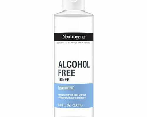 Neutrogena Alcohol-Free Gentle Daily Fragrance-Free Face Toner to Tone & Refresh Skin, Toner Gently Removes Impurities & Reconditions Skin, Hypoallergenic, 8 fl. oz