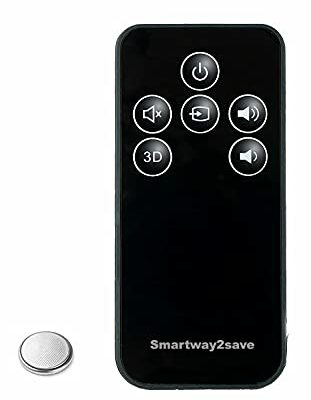 New Smartway2save Replacement Remote Control Compatible for Klipsch Soundbars R-10B ICON SB 1 SB 3 R 10B