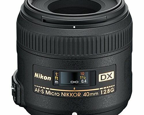 Nikon AF-S DX Micro-NIKKOR 40mm f/2.8G Close-up Lens for Nikon DSLR Cameras