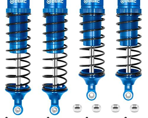 OGRC Oil Shock Absorber RC Shock Absorber Damper Set for 1/10 Traxxas Slash 2WD/4X4 Hoss Rustler 4X4 VXL Bandit Nitro Stampede Upgrades Replace of 5862 (Blue)