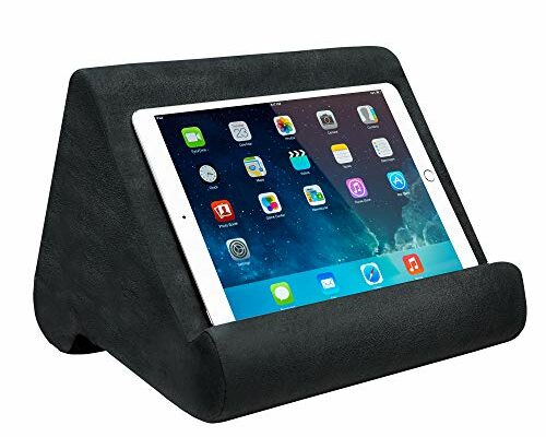 Ontel Pillow Pad Ultra Multi-Angle Soft Tablet Stand, Gray - Comfortable Angled Viewing for iPad, Tablets, Kindle, Smartphones, Books, Magazines, and More