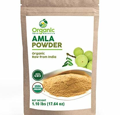 Organic Amla Powder - 1.10 lbs (17.64 oz) | Amalaki, USDA Organics, Non-GMO, Kosher, Halal - 100% Raw and Natural, by SHOPOSR