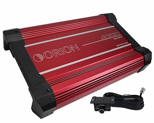 Orion HCCA3000.1DSPLX High Performance 3000W RMS Competition High Current Class-D Monoblock Amplifier - 1 Ohm Stable, Low Pass Filter, Bass Boost Control, Mosfet Power Supply, Bass Knob, Made in Korea