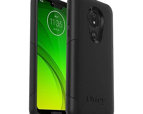 OtterBox Commuter Series Slim Case for Moto G7 Power (ONLY) Non-Retail Packaging - Black