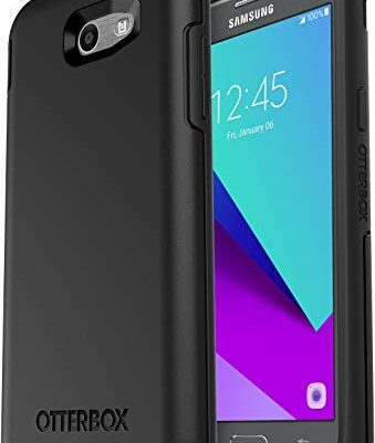 OtterBox Symmetry Case for Samsung Galaxy J3(2017)/Galaxy Express Prime 2/Galaxy Amp Prime 2/Galaxy Sol 2/Galaxy J3 Emerge/Galaxy J3 Prime/Galaxy J3 Luna Pro - Non-Retail Packaging - (Black)