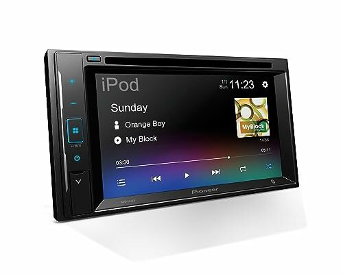 Pioneer AVH-241EX Double-Din CD/DVD Receiver, with Amazon Alexa via the Pioneer Vozsis App, Bluetooth and Backup Camera Compatibility, 6.2” Resistive Touchscreen