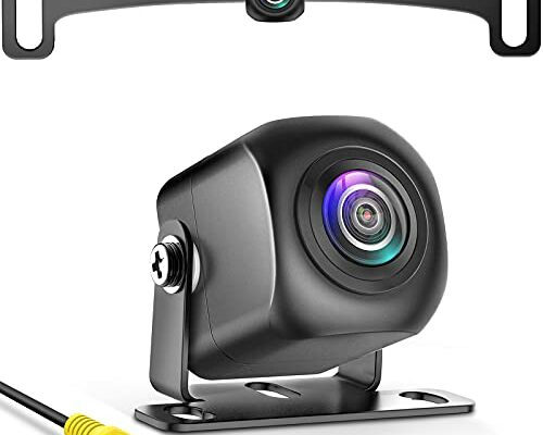 PixelMan Backup Camera,AHD 1080P Metal 170 Degree Wide Angle Rearview Reversing Camera,PMD2A-S Clear Night Vision IP69 Waterproof Reverse Rear View Camera for Car Vehicle SUV RV