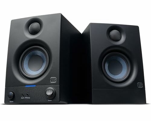 PreSonus Eris 3.5 Studio Monitors, Pair — Powered, Active Monitor Speakers for Near Field Music Production, Desktop Computer, Hi-Fi Audio