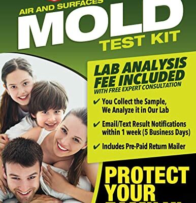 PRO-LAB DIY Mold Test Kit - Lab Fee Included (3 Methods Air, Surface, Bulk.) AIHA Accredited Lab Analysis, Expert Consultation and Return Shipping Included