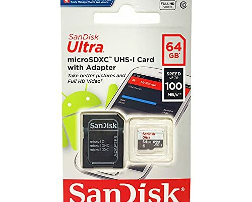 Professional Ultra SanDisk 64GB Samsung Galaxy S7 MicroSDXC card with CUSTOM Hi-Speed, Lossless Format! Includes Standar