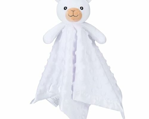 Pro Goleem Goat Loveys for Babies, Soft Security Blanket Baby Snuggle Toy Newborn Stuffed Animals Baby Gifts for Boys and Girls, 16 Inch