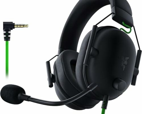 Razer BlackShark V2 X Gaming Headset: 7.1 Surround Sound - 50mm Drivers - Memory Foam Cushion - For PC, PS4, PS5, Switch - 3.5mm Audio Jack - Black