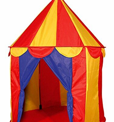 Red Floor Circus Tent Indoor Children Play House Outdoor Kids Castle by POCO DIVO