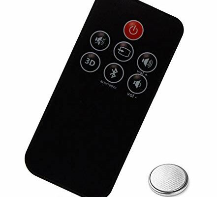 Remote Control for Klipsch R10B R20B R-10B R-20B ICON SB1 SB3 CS30 1015073 1061310 Replacement for Klipsch Reference Sound Bars Remote Control